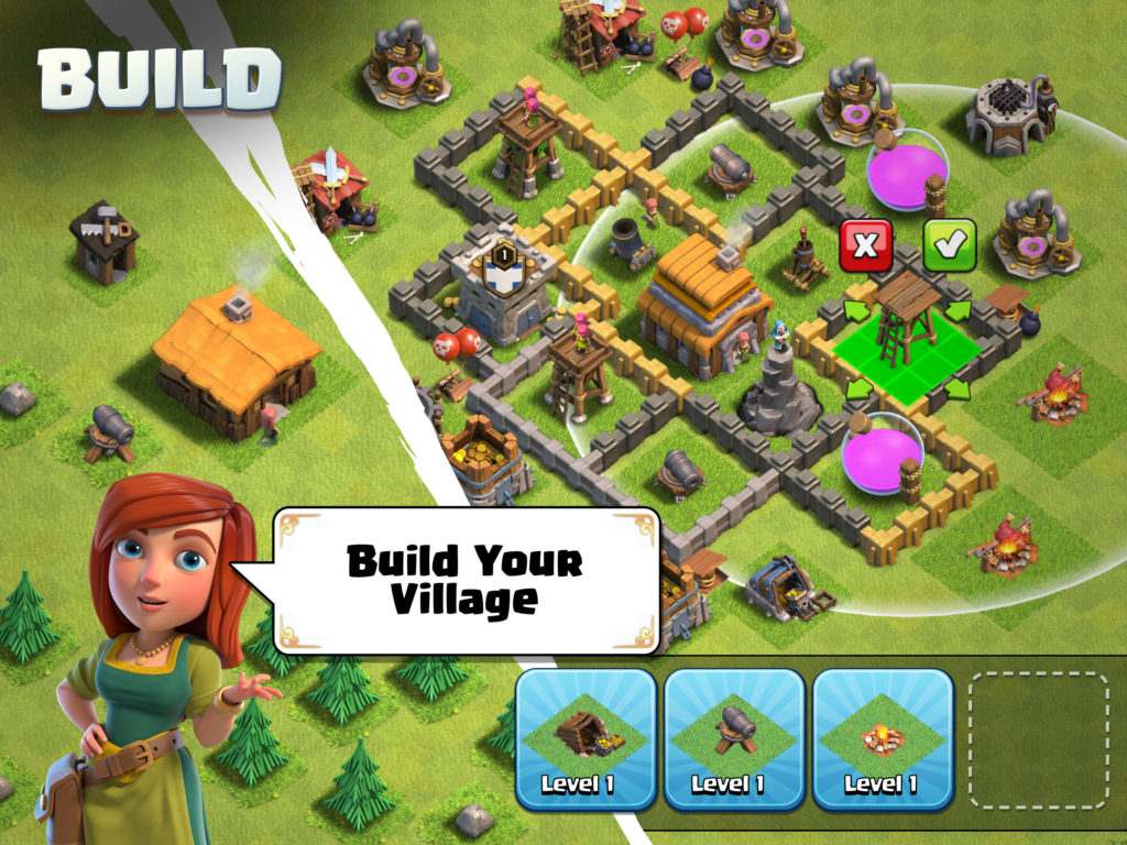 App in action Clash of Clans